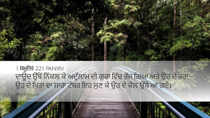 1 ਸਮੂਏਲ 22:1 PANIRV Bible Verse Image