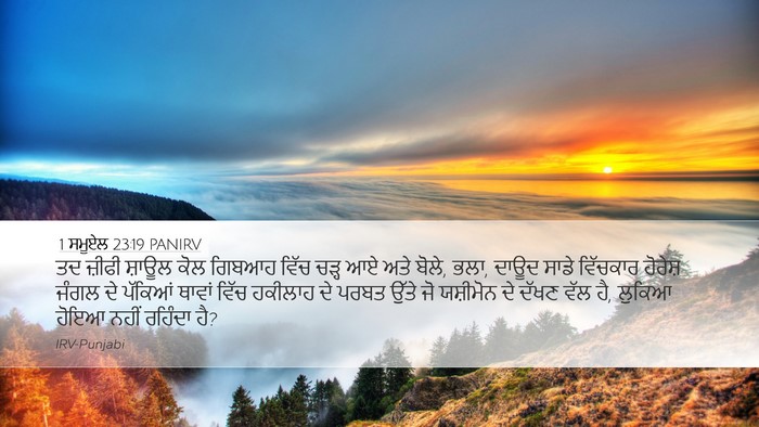 1 ਸਮੂਏਲ 23:19 PANIRV Bible Verse Image