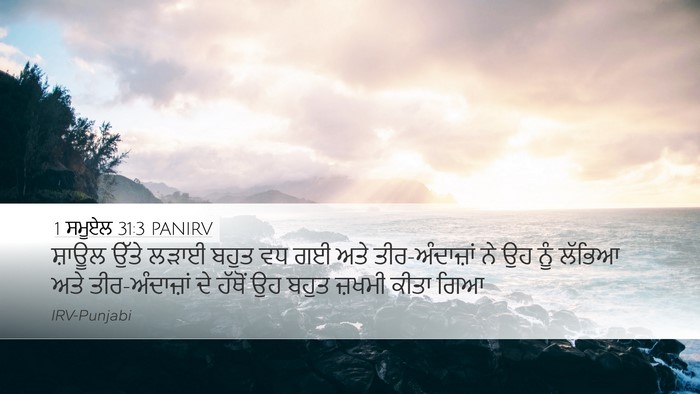 1 ਸਮੂਏਲ 31:3 PANIRV Bible Verse Image