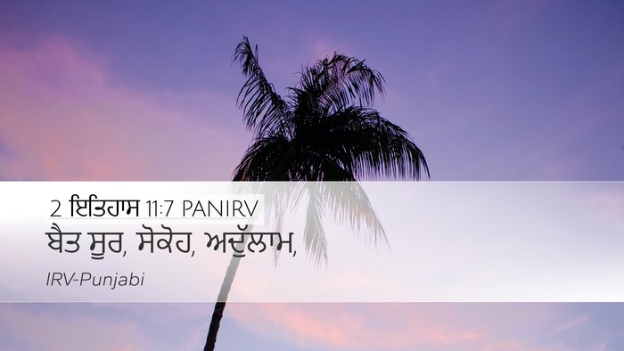2 ਇਤਿਹਾਸ 11:7 PANIRV Bible Verse Image