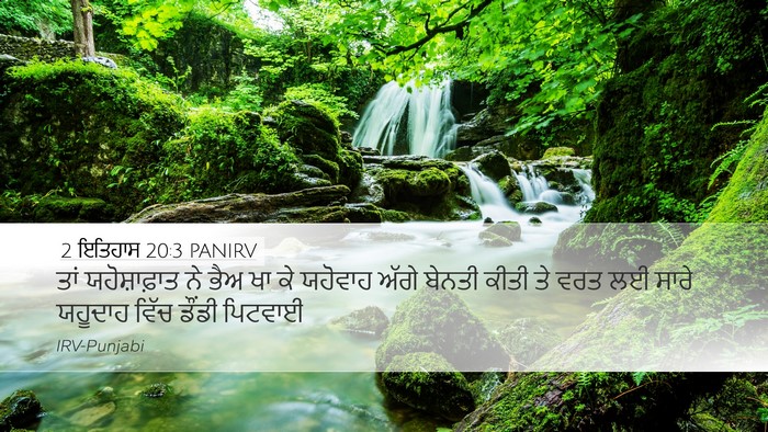 2 ਇਤਿਹਾਸ 20:3 PANIRV Bible Verse Image