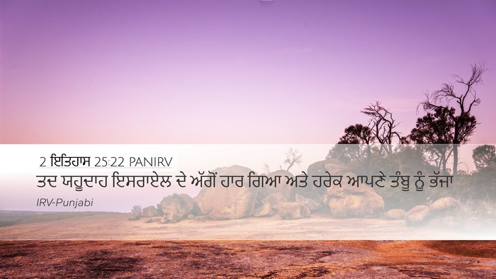 2 ਇਤਿਹਾਸ 25:22 PANIRV Bible Verse Image