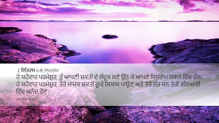 2 ਇਤਿਹਾਸ 6:41 PANIRV Bible Verse Image