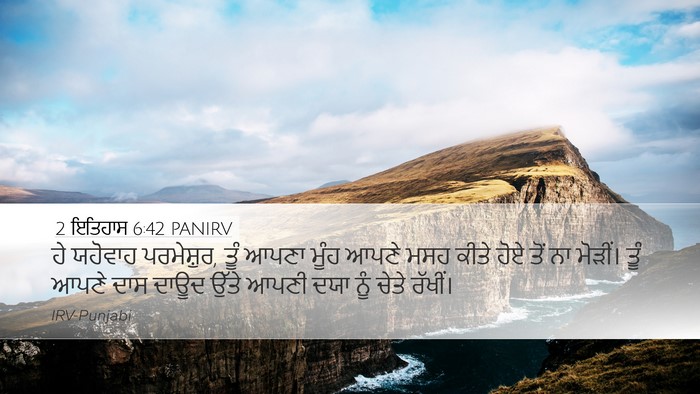 2 ਇਤਿਹਾਸ 6:42 PANIRV Bible Verse Image
