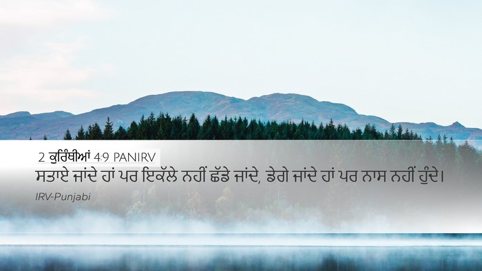 2 ਕੁਰਿੰਥੀਆਂ 4:9 PANIRV Bible Verse Image