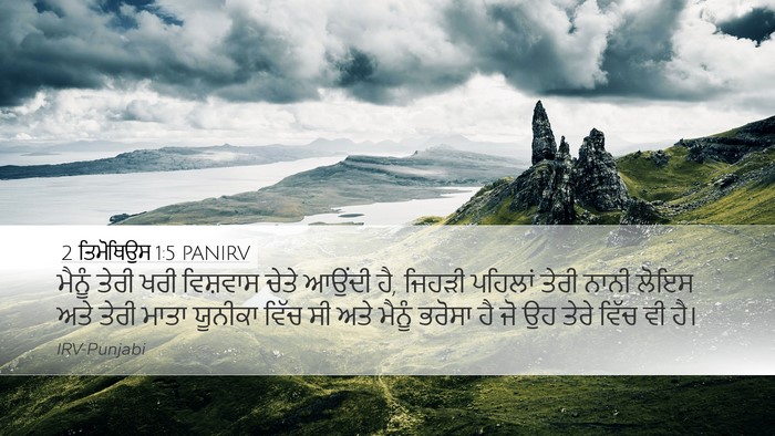 2 ਤਿਮੋਥਿਉਸ 1:5 PANIRV Bible Verse Image