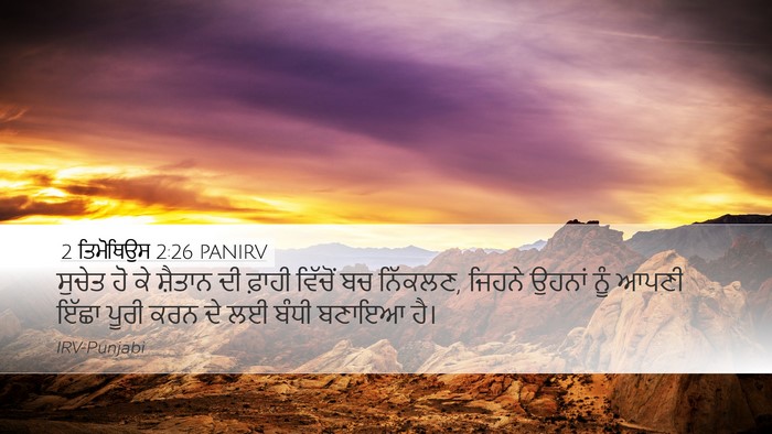 2 ਤਿਮੋਥਿਉਸ 2:26 PANIRV Bible Verse Image