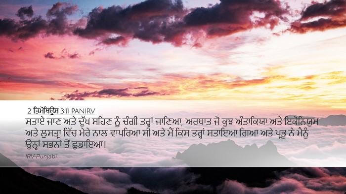 2 ਤਿਮੋਥਿਉਸ 3:11 PANIRV Bible Verse Image