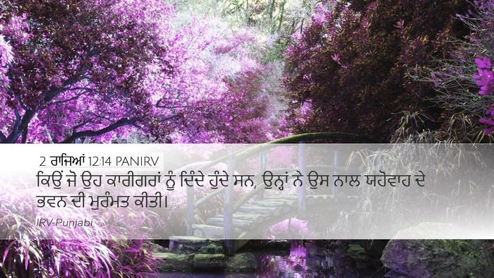 2 ਰਾਜਿਆਂ 12:14 PANIRV Bible Verse Image