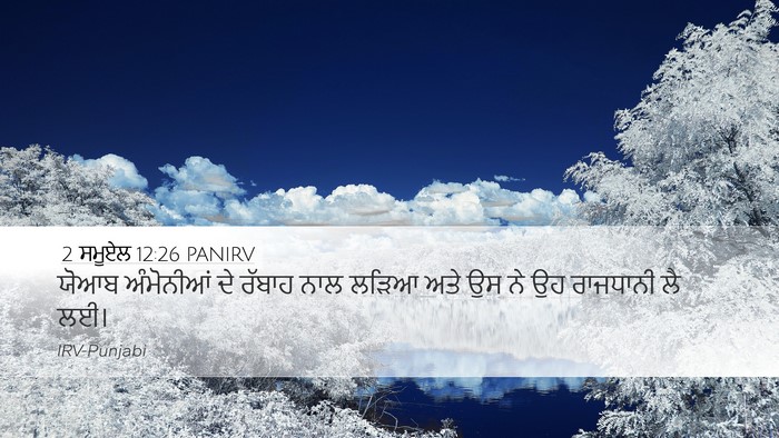 2 ਸਮੂਏਲ 12:26 PANIRV Bible Verse Image