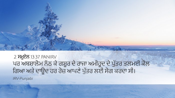 2 ਸਮੂਏਲ 13:37 PANIRV Bible Verse Image