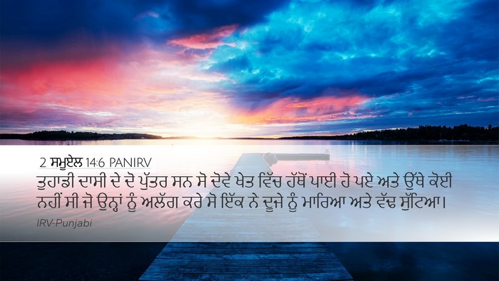 2 ਸਮੂਏਲ 14:6 PANIRV Bible Verse Image