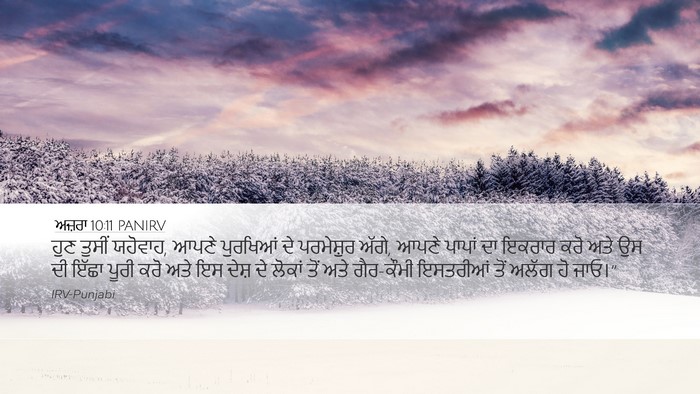 ਅਜ਼ਰਾ 10:11 PANIRV Bible Verse Image
