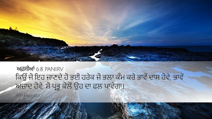 ਅਫ਼ਸੀਆਂ 6:8 PANIRV Bible Verse Image