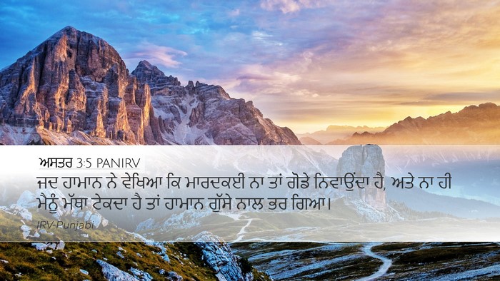 ਅਸਤਰ 3:5 PANIRV Bible Verse Image