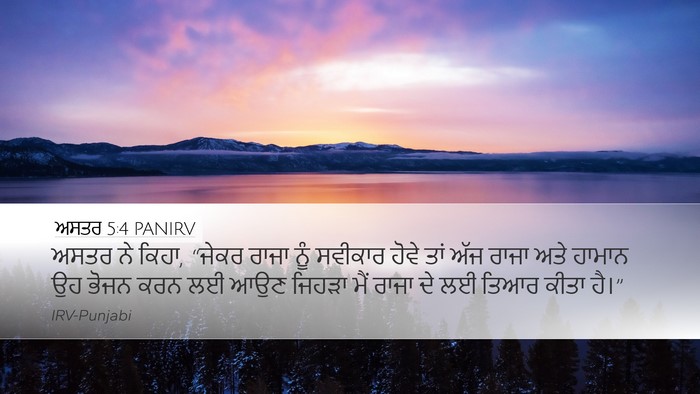 ਅਸਤਰ 5:4 PANIRV Bible Verse Image