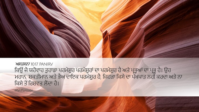 ਅਸਤਸਨਾ 10:17 PANIRV Bible Verse Image