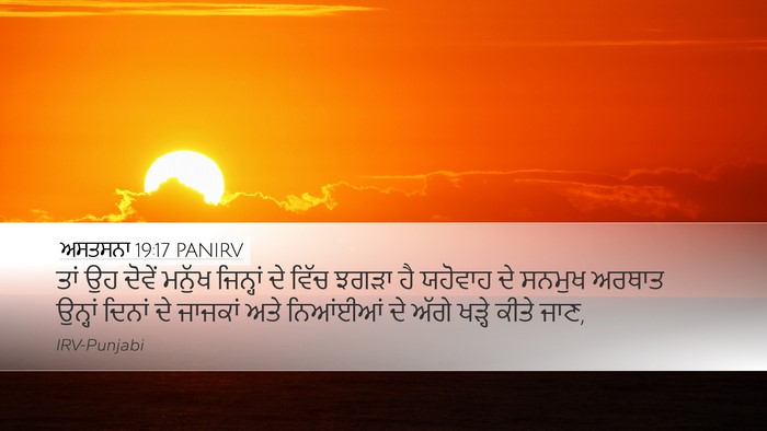 ਅਸਤਸਨਾ 19:17 PANIRV Bible Verse Image