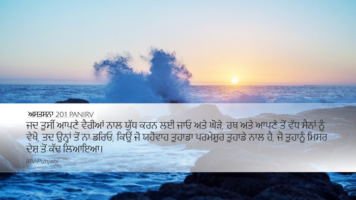 ਅਸਤਸਨਾ 20:1 PANIRV Bible Verse Image