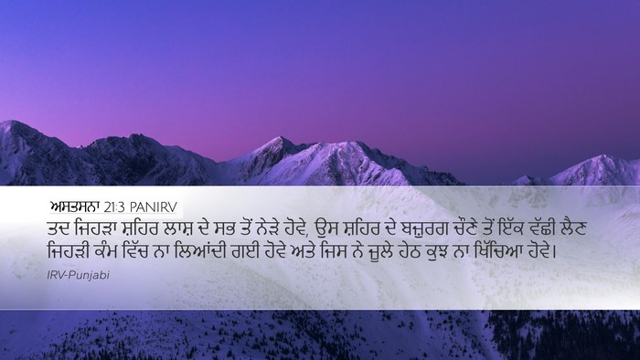 ਅਸਤਸਨਾ 21:3 PANIRV Desktop Wallpaper - ਤਦ ਜਿਹੜਾ ਸ਼ਹਿਰ - Desktop Bible Verse Wallpaper
