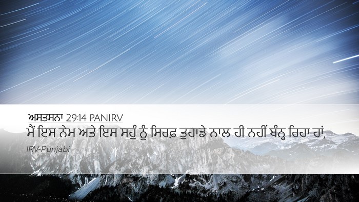 ਅਸਤਸਨਾ 29:14 PANIRV Bible Verse Image