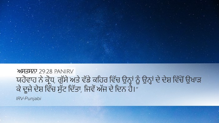 ਅਸਤਸਨਾ 29:28 PANIRV Bible Verse Image