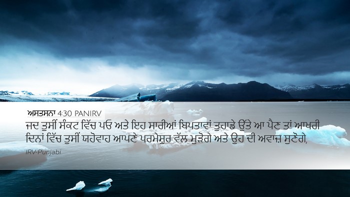ਅਸਤਸਨਾ 4:30 PANIRV Bible Verse Image
