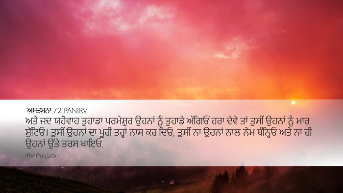 ਅਸਤਸਨਾ 7:2 PANIRV Bible Verse Image