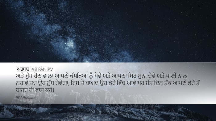 ਅਹਬਾਰ 14:8 PANIRV Bible Verse Image