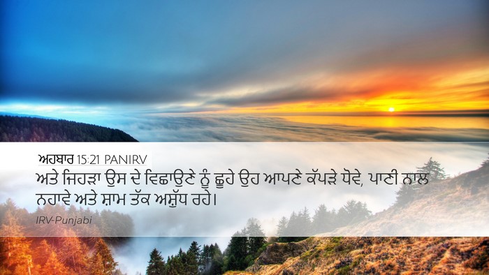 ਅਹਬਾਰ 15:21 PANIRV Bible Verse Image