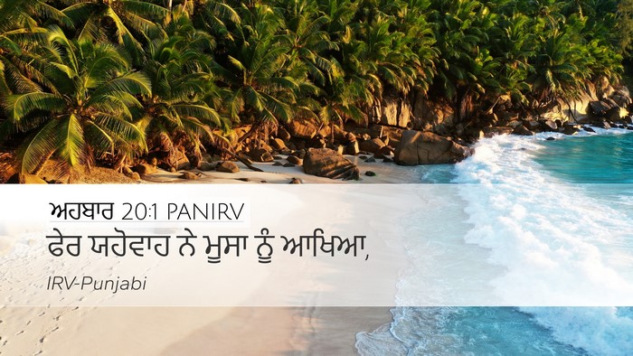 ਅਹਬਾਰ 20:1 PANIRV Bible Verse Image