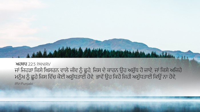 ਅਹਬਾਰ 22:5 PANIRV Desktop Wallpaper - ਜਾਂ ਜਿਹੜਾ ਕਿਸੇ - Desktop Bible Verse Wallpaper