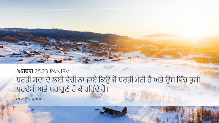 ਅਹਬਾਰ 25:23 PANIRV Bible Verse Image