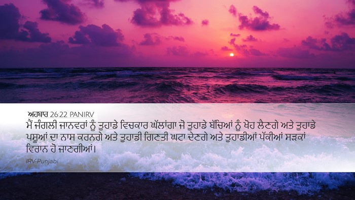 ਅਹਬਾਰ 26:22 PANIRV Bible Verse Image