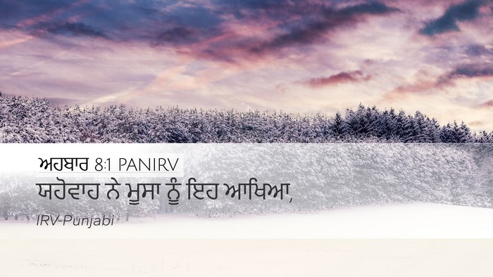 ਅਹਬਾਰ 8:1 PANIRV Bible Verse Image