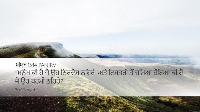 ਅੱਯੂਬ 15:14 PANIRV Bible Verse Image
