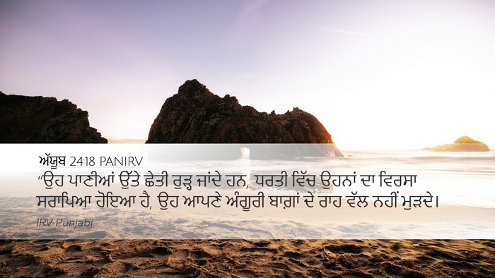 ਅੱਯੂਬ 24:18 PANIRV Bible Verse Image