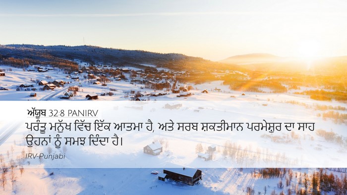 ਅੱਯੂਬ 32:8 PANIRV Bible Verse Image