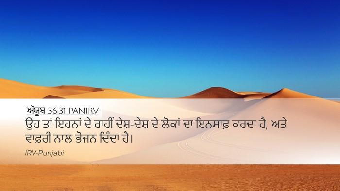 ਅੱਯੂਬ 36:31 PANIRV Bible Verse Image