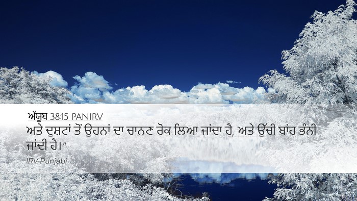 ਅੱਯੂਬ 38:15 PANIRV Bible Verse Image