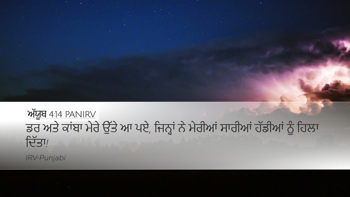 ਅੱਯੂਬ 4:14 PANIRV Bible Verse Image
