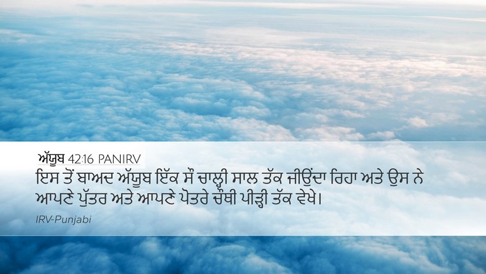 ਅੱਯੂਬ 42:16 PANIRV Bible Verse Image