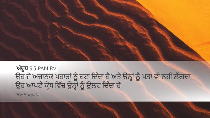 ਅੱਯੂਬ 9:5 PANIRV Bible Verse Image