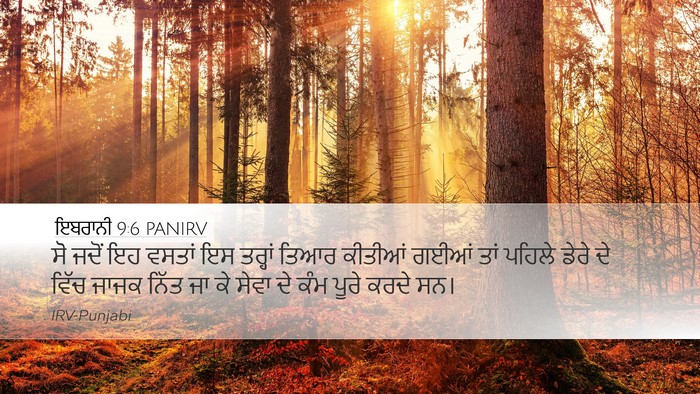 ਇਬਰਾਨੀ 9:6 PANIRV Bible Verse Image