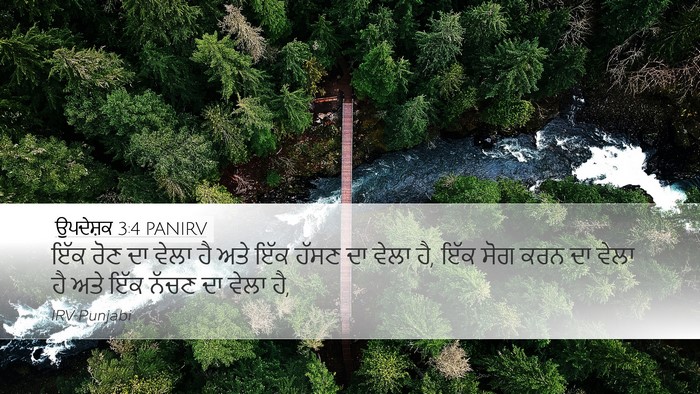 ਉਪਦੇਸ਼ਕ 3:4 PANIRV Bible Verse Image