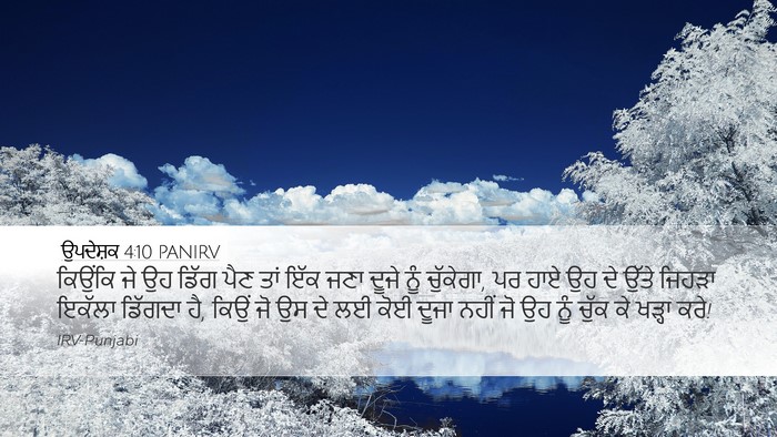 ਉਪਦੇਸ਼ਕ 4:10 PANIRV Bible Verse Image
