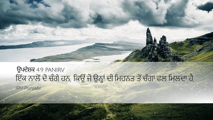 ਉਪਦੇਸ਼ਕ 4:9 PANIRV Bible Verse Image