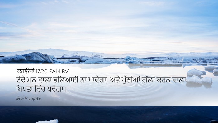 ਕਹਾਉਤਾਂ 17:20 PANIRV Bible Verse Image