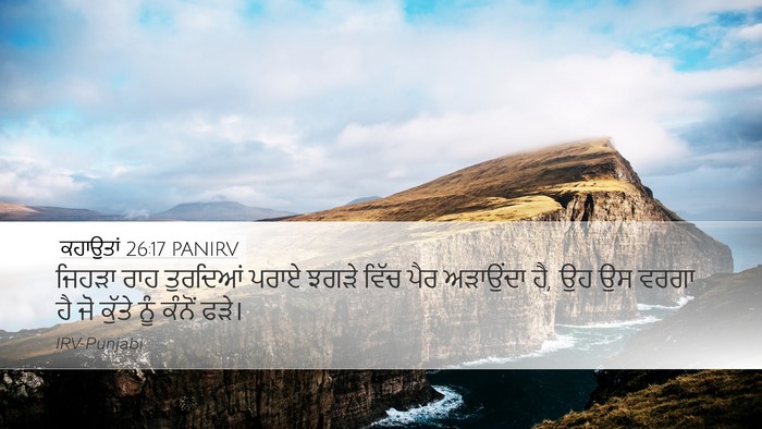 ਕਹਾਉਤਾਂ 26:17 PANIRV Bible Verse Image