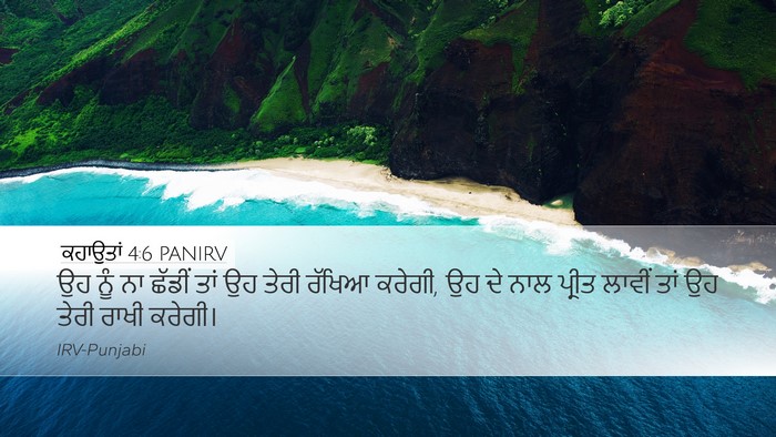 ਕਹਾਉਤਾਂ 4:6 PANIRV Bible Verse Image